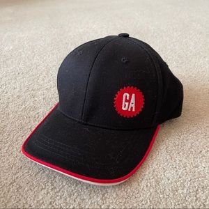 Georgia GA Embroidered Baseball Hat Black Red Adjustable NWOT-One Size